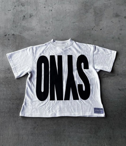 Oversized Y2K Graphic T-Shirt: Harajuku Patchwork Style