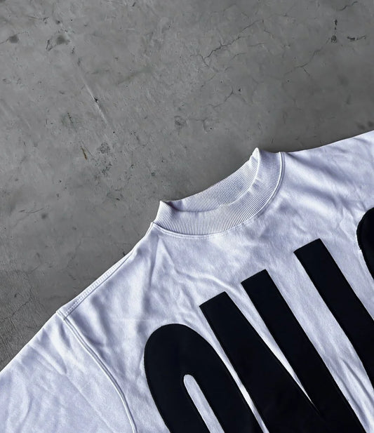 Oversized Y2K Graphic T-Shirt: Harajuku Patchwork Style
