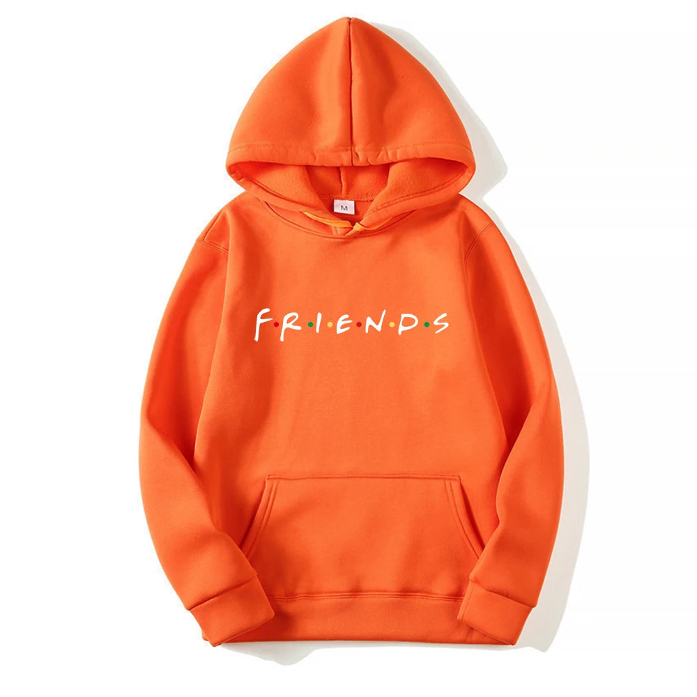 Friends Hooded Sweatshirt: Relaxed Fit, Premium Cotton