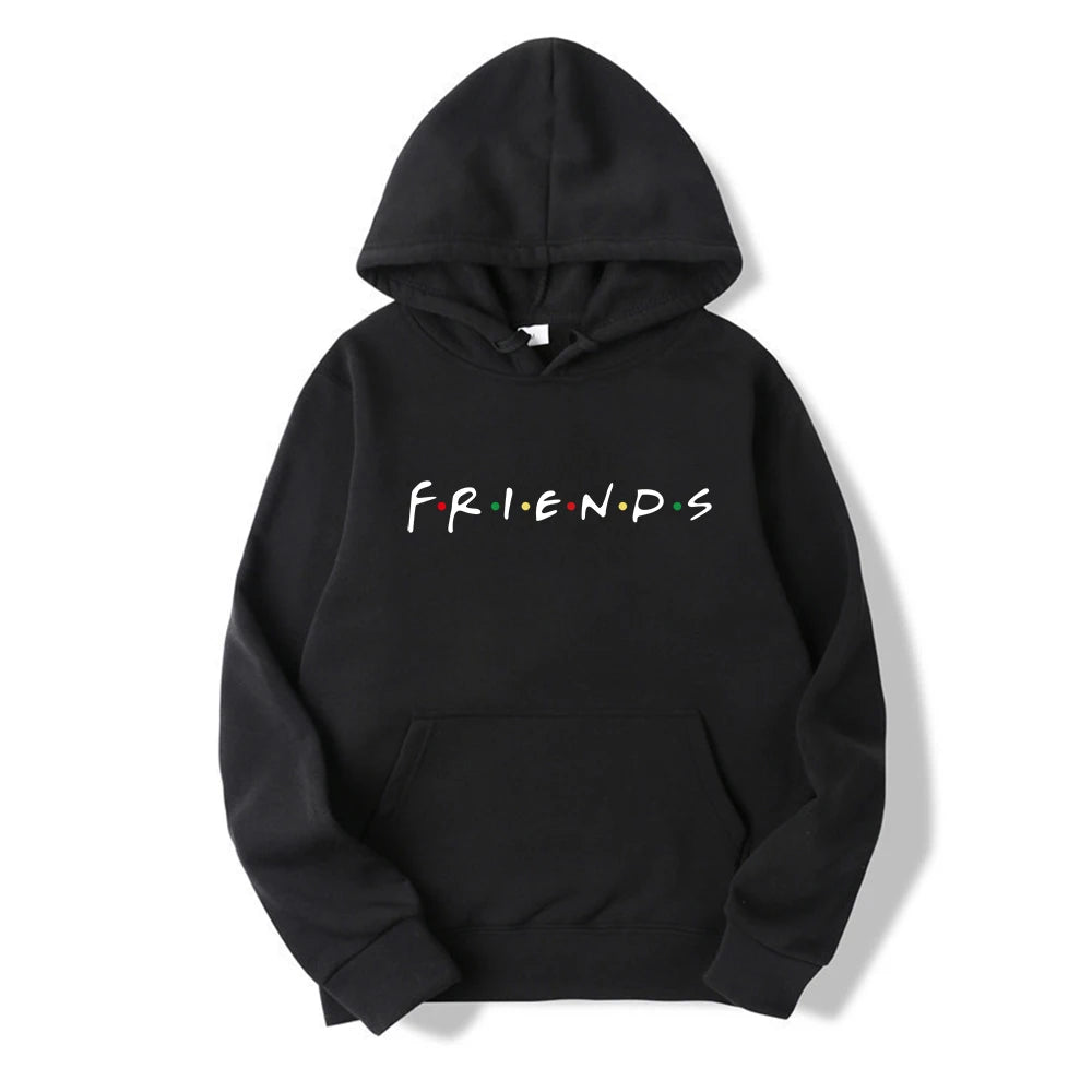 Friends Hooded Sweatshirt: Relaxed Fit, Premium Cotton