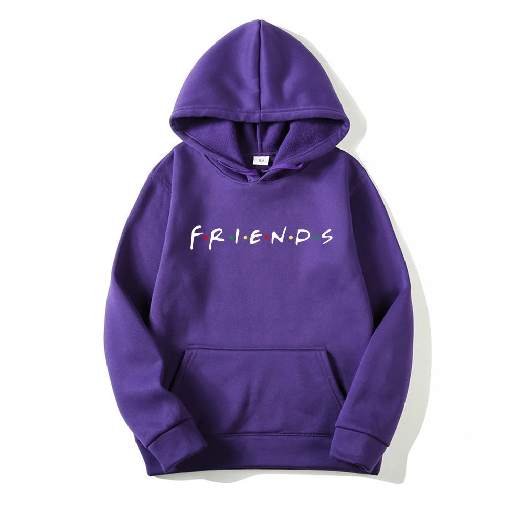 Friends Hooded Sweatshirt: Relaxed Fit, Premium Cotton