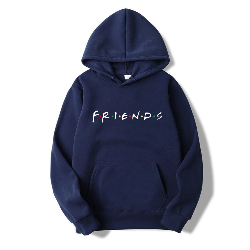 Friends Hooded Sweatshirt: Relaxed Fit, Premium Cotton