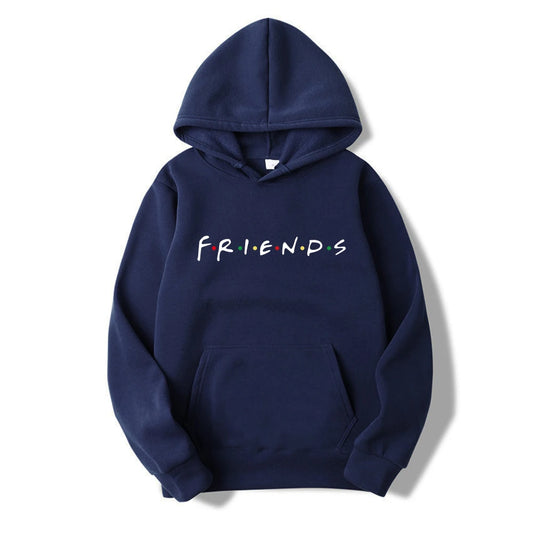 Friends Hooded Sweatshirt: Relaxed Fit, Premium Cotton